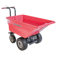 Motorized Tilt Truck, 6 pi³ Capacity, 40" H x 25" W x 56" D Trail Hammer and Bolt