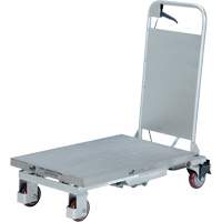 Manual Hydraulic Scissor Lift Table, 27-1/2" L x 17-5/8" W, Partial Stainless Steel, 400 lbs. Capacity Trail Hammer and Bolt