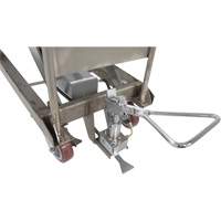 Manual Hydraulic Scissor Lift Table, 47" L x 24" W, Partial Stainless Steel, 2000 lbs. Capacity Trail Hammer and Bolt