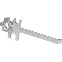 Cl&eacute; pour baril, Ouverture de 3/4"/2", Poign&eacute;e 9-1/2", Acier inoxydable Trail Hammer and Bolt