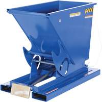Self-Dumping Hopper, Steel, 1/3 cu.yd., Blue Trail Hammer and Bolt