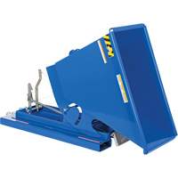 Self-Dumping Hopper, Steel, 1/3 cu.yd., Blue Trail Hammer and Bolt