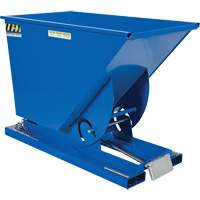 Self-Dumping Hopper, Steel, 3/4 cu.yd., Blue Trail Hammer and Bolt