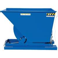Self-Dumping Hopper, Steel, 3/4 cu.yd., Blue Trail Hammer and Bolt