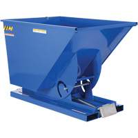 Self-Dumping Hopper, Steel, 1-1/2 cu.yd., Blue Trail Hammer and Bolt