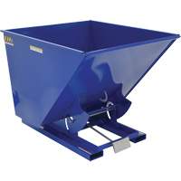 Self-Dumping Hopper, Steel, 2 cu.yd., Blue Trail Hammer and Bolt