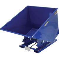 Self-Dumping Hopper, Steel, 2 cu.yd., Blue Trail Hammer and Bolt