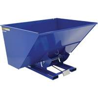 Self-Dumping Hopper, Steel, 3 cu.yd., Blue Trail Hammer and Bolt