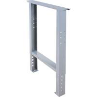Pattes d'&eacute;tabli pour service industriel, Acier, 24" p x 34" h, Simple Trail Hammer and Bolt