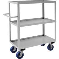 Chariot avec tablettes de calibre industriel, 3 Tiers, 18-1/8" la x 47" h x 42" p, Capacit&eacute; 1200 lb Trail Hammer and Bolt