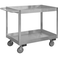 Chariot avec tablettes de calibre industriel, 2 Tiers, 18-1/8" la x 35" h x 36" p, Capacit&eacute; 1200 lb Trail Hammer and Bolt