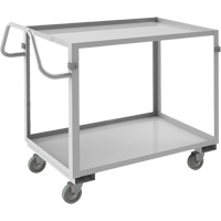 Chariot avec tablettes de calibre industriel, 2 Tiers, 22-1/2" la x 36-1/2" h x 42-7/16" p, Capacit&eacute; 600 lb Trail Hammer and Bolt
