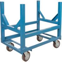 Chariot &agrave; berceaux pour tuyaux et barres, 24" lo x 24" la x 34" h, Capacit&eacute; de 2500 lb, Roue Polyur&eacute;thane Trail Hammer and Bolt