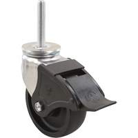 Roulette Emaxx RollX, Pivotant avec frein, Diam&egrave;tre 8" (203,2 mm), Capacit&eacute; 1200 lb (544,3 kg) Trail Hammer and Bolt