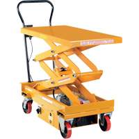 DC Powered Hydraulic Scissor Lift Elevating Cart, Steel, 39-3/4" L x 20-1/2" W, 1000 lbs. Capacity Trail Hammer and Bolt