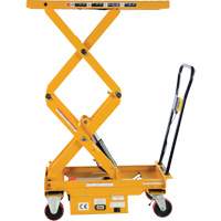 DC Powered Hydraulic Scissor Lift Elevating Cart, Steel, 39-3/4" L x 20-1/2" W, 1000 lbs. Capacity Trail Hammer and Bolt