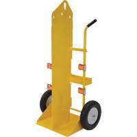 Welding Cylinder Torch Cart, Foam-Filled Wheels, 23-13/16" W x 22-13/16" L Base, 500 lbs. Trail Hammer and Bolt
