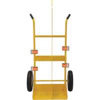 Welding Cylinder Torch Cart, Foam-Filled Wheels, 23-13/16" W x 22-13/16" L Base, 500 lbs. Trail Hammer and Bolt