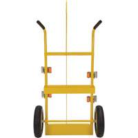 Welding Cylinder Torch Cart, Foam-Filled Wheels, 23-13/16" W x 22-13/16" L Base, 500 lbs. Trail Hammer and Bolt