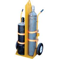 Welding Cylinder Torch Cart, Foam-Filled Wheels, 23-1/8" W x 22-13/16" L Base, 500 lbs. Trail Hammer and Bolt