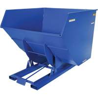 Self-Dumping Hopper, Steel, 4 cu.yd., Blue Trail Hammer and Bolt