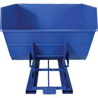 Self-Dumping Hopper, Steel, 4 cu.yd., Blue Trail Hammer and Bolt