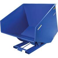 Self-Dumping Hopper, Steel, 4 cu.yd., Blue Trail Hammer and Bolt