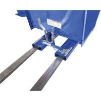 Open Sided Hopper, Steel, 1 cu.yd., Blue Trail Hammer and Bolt
