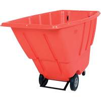 Tilt Truck, Polyethylene, 0.5 cu. yd., 450 lbs. Load Capacity Trail Hammer and Bolt