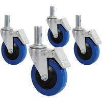 Mini 4" Casters with Locking Pin Trail Hammer and Bolt