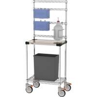 Poste de d&eacute;sinfection, Acier inoxydable, 24" x 60" x 14", Capacit&eacute; 900 lb Trail Hammer and Bolt