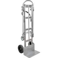 Convertible Hand Truck, Aluminum, 800 lbs. Capacity Trail Hammer and Bolt