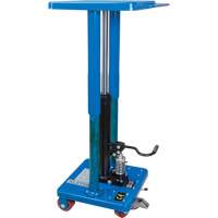 Hydraulic Work Table, 18" L x 18" W, Steel, 500 lbs. Capacity Trail Hammer and Bolt