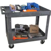 Chariot utilitaire pour l'entretien, 2 tiers, 24-5/8" x 32-1/2" x 40", Capacit&eacute; 550 lb Trail Hammer and Bolt