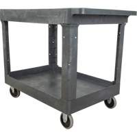 Chariot utilitaire pour l'entretien, 2 tiers, 24-5/8" x 32-1/2" x 40", Capacit&eacute; 550 lb Trail Hammer and Bolt