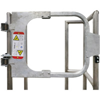 EdgeHalt&reg; Ladder Safety Gate, 40"- 50" W Trail Hammer and Bolt