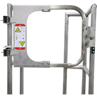 EdgeHalt&reg; Ladder Safety Gate, 20-7/8" H x 30"- 40" W Trail Hammer and Bolt