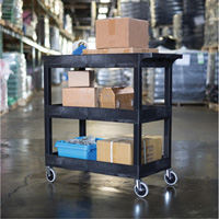 R&acirc;telier mobile, 3 tiers, 35-1/4" x 36-1/4" x 18", Capacit&eacute; 300 lb Trail Hammer and Bolt