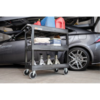 R&acirc;telier mobile, 3 tiers, 35-1/4" x 37-1/4" x 18", Capacit&eacute; 375 lb Trail Hammer and Bolt
