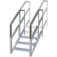 Escalier Smartstairs t&eacute;lescopique &agrave; 3-5 marches en aluminium Trail Hammer and Bolt