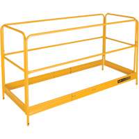 Jobsite Series Guardrail Scaffold Kit, 29-1/4" D x 44-1/2" H Trail Hammer and Bolt