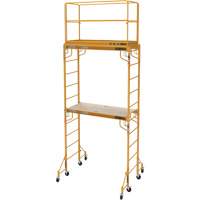 Jobsite Series Guardrail Scaffold Kit, 29-1/4" D x 44-1/2" H Trail Hammer and Bolt