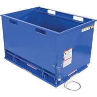 Drop Bottom Hopper, Steel, 1 cu.yd., Blue Trail Hammer and Bolt