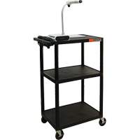 Chariot utilitaire &eacute;lectrique, 3 tiers, 24" x 42" x 18", Capacit&eacute; 300 lb Trail Hammer and Bolt