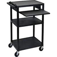 Chariot utilitaire &eacute;lectrique, 3 tiers, 24" x 42" x 18", Capacit&eacute; 300 lb Trail Hammer and Bolt