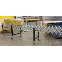 Convoyeur extensible, 18" la x 12' lo, Capacit&eacute; de 200 lb par pi lin. Trail Hammer and Bolt