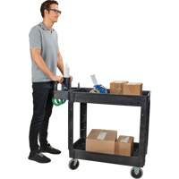 Chariot utilitaire, 2 tiers, 17-1/8" x 33-1/2" x 37-5/8", Capacit&eacute; 550 lb Trail Hammer and Bolt
