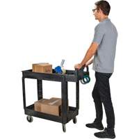 Chariot utilitaire, 2 tiers, 17-1/8" x 33-1/2" x 37-5/8", Capacit&eacute; 550 lb Trail Hammer and Bolt