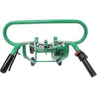 Powered Drum Hand Truck with Pneumatic Wheels Trail Hammer and Bolt