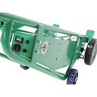 Powered Drum Hand Truck with Pneumatic Wheels Trail Hammer and Bolt